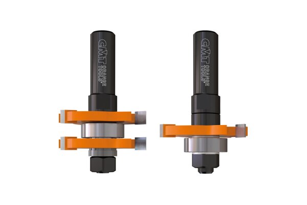 Nut- und Federverbindungs-Set, 2-teilig