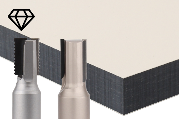 Diamant (PKD) Fräser für HPL (Kompaktplatten)