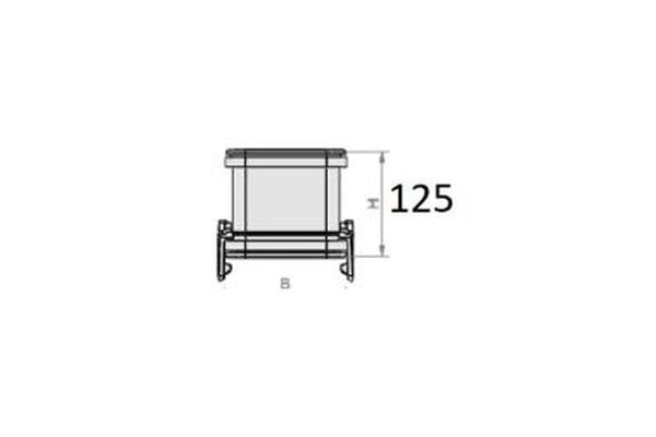 Blocksauger Höhe 125mm