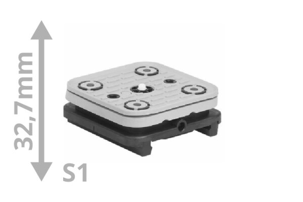 Blocksauger S1 Höhe 32,7mm