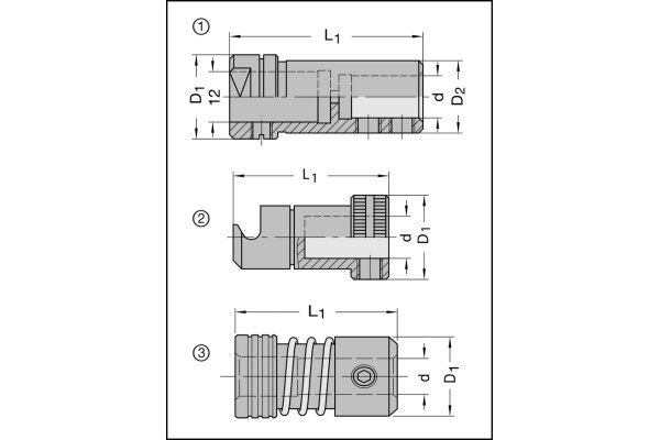 Schnellwechsel-Spannfutter für Biesse, Weeke