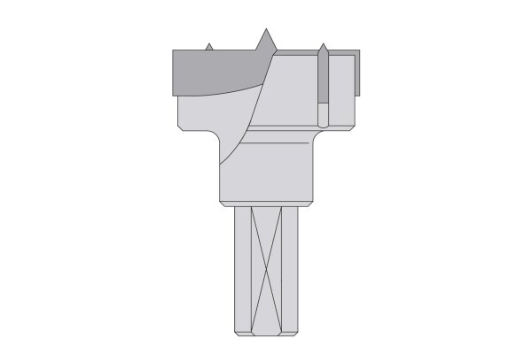 Zylinderkopfbohrer Z2+V2 HW-EN