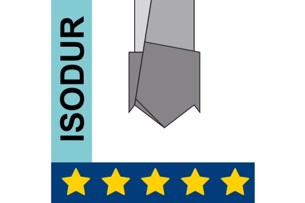 ISODUR-Dübellochbohrer HW mit Flachspitze