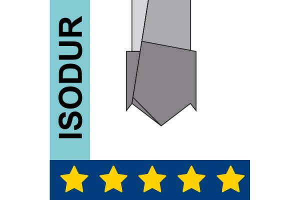 ISODUR-Dübellochbohrer HW mit Flachspitze-EN