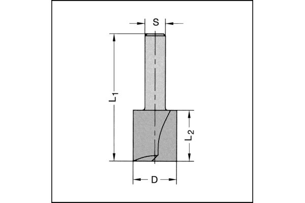 Nutfräser HS Z2-EN
