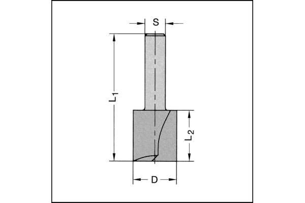 Nutfräser HS Z2-EN