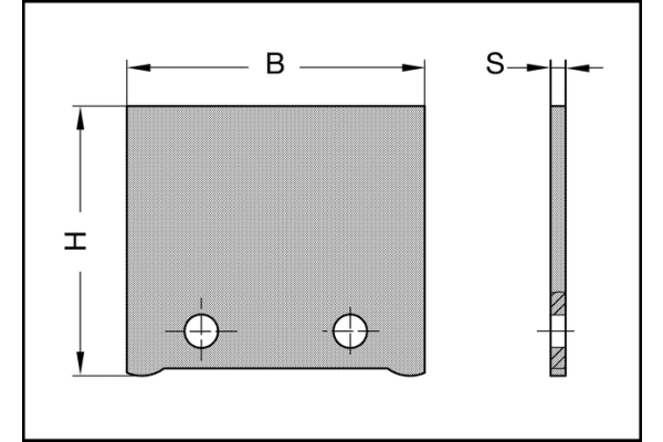 HW-Wechselmesser für Multiprofiler mit Stützplatten
