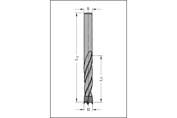 Spiralbohrer HW mit Rückenführung