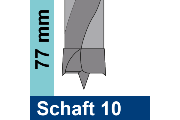 Gesamtlänge 77mm