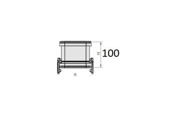 Blocksauger Höhe 100mm