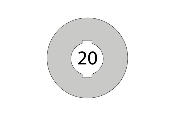 Bohrung 20mm