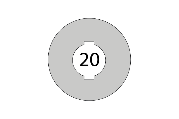 Bohrung 20mm-EN