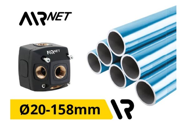 Rohrleitungssystem AIRnet 20-158 mm-EN
