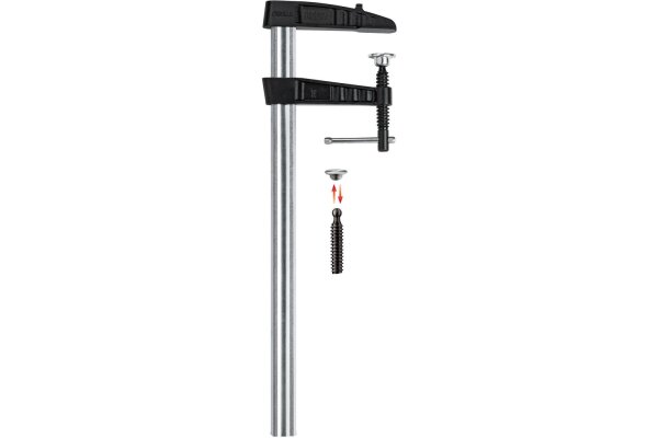 Temperguss-Schraubknecht mit Knebelgriff TGK-K EN