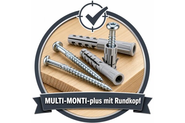 MULTI-MONTI-plus mit Rundkopf