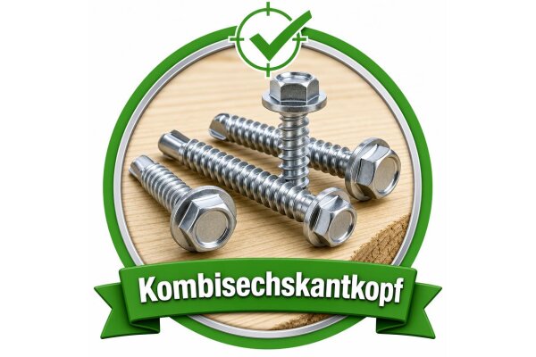 Kombisechskantkopf