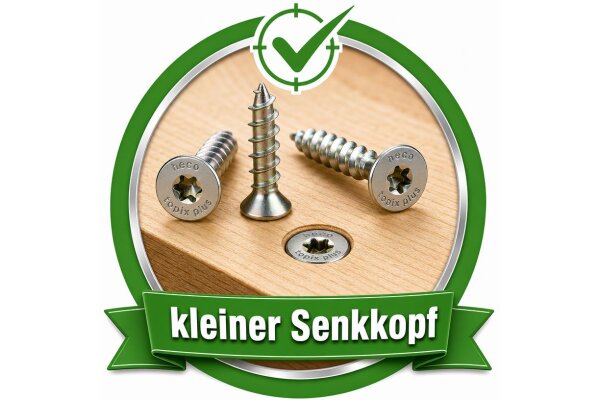 kleiner Senkkopf
