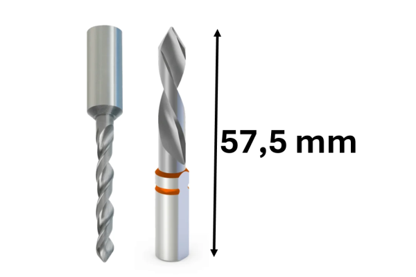 57,5 mm