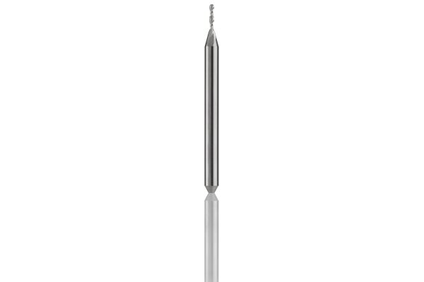Zweizahnfräser mit Stirnradius