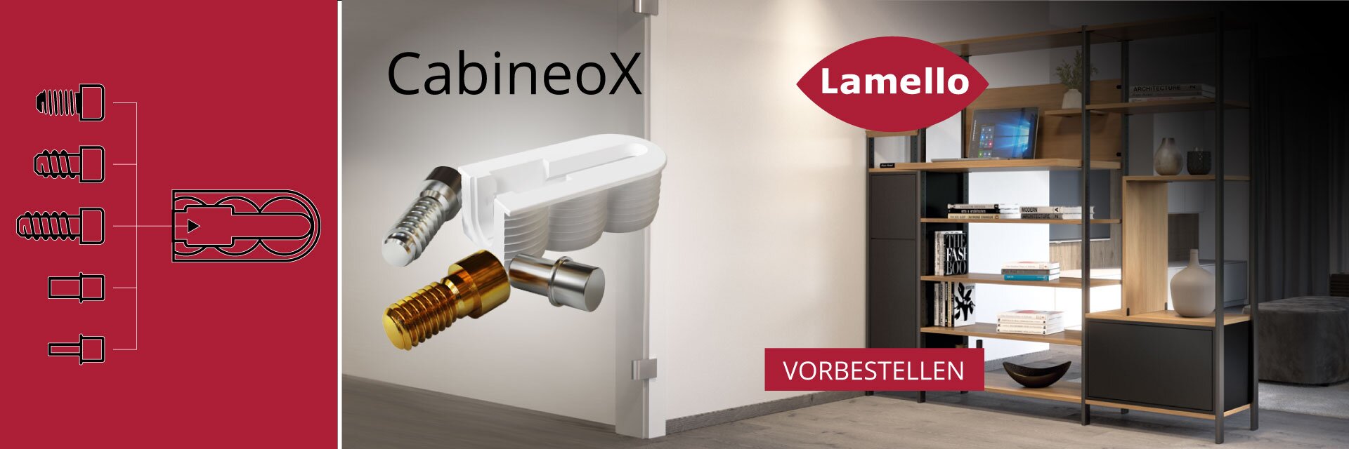 Lamello CabineoX Nesting connector