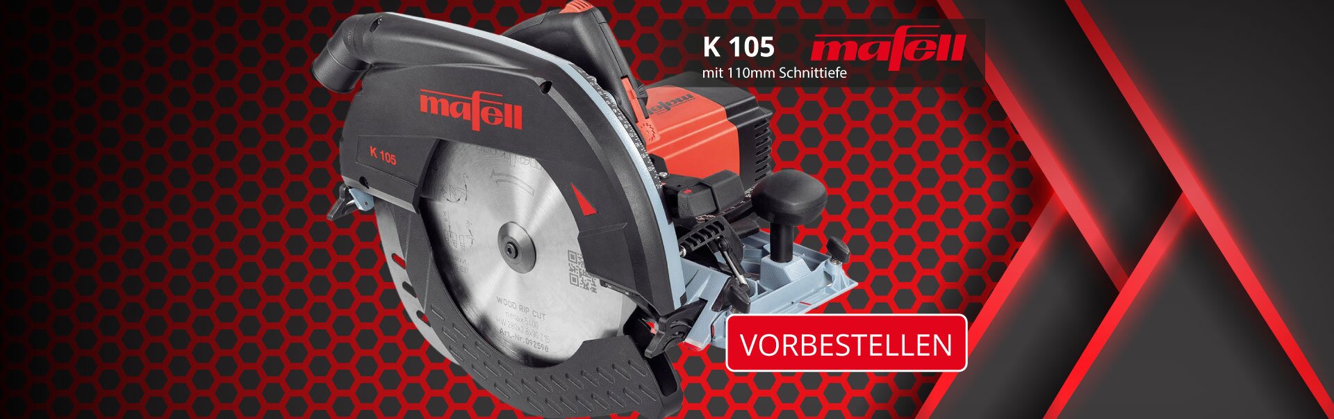 NEU: Mafell - Handkreissäge K 105