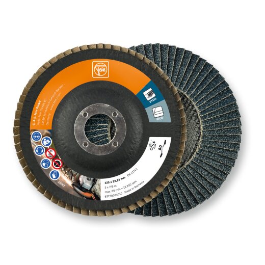 Fein Flap disc d125_zirc.oxide80 10pcs