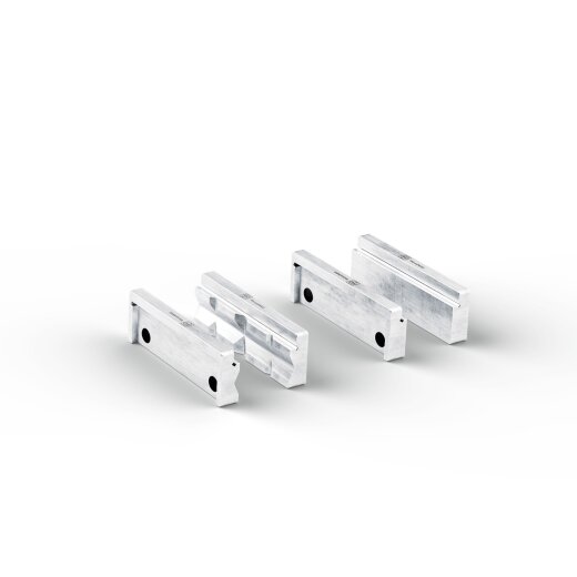 Schutzbackenpaar Set (P) Prisma und (B) Blank 110 mm Aluminium (FEIN VersaMAG)