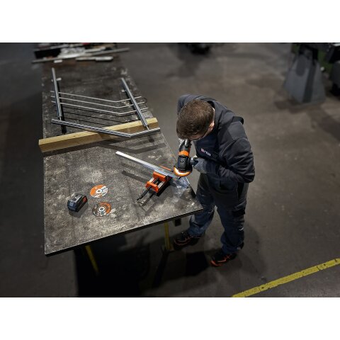 Schutzbackenpaar Set (P) Prisma und (B) Blank 110 mm Aluminium (FEIN VersaMAG)