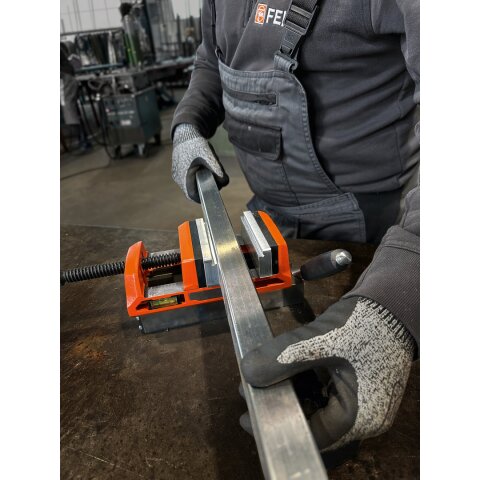 Schutzbackenpaar Set (P) Prisma und (B) Blank 110 mm Aluminium (FEIN VersaMAG)