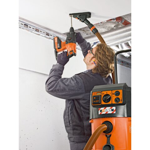 Fein drill dust nozzle