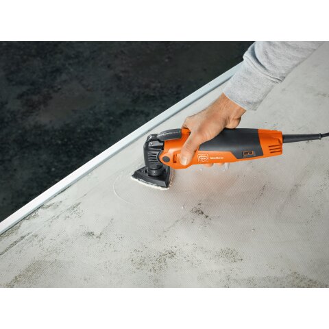 Schleifplatte, superweich, Kantenlänge 80 mm, Aufnahme Starlock