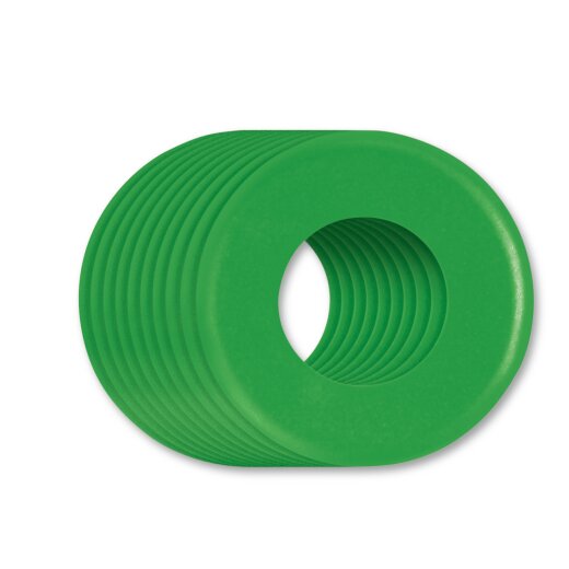 Codier-Hülsen, Farbe grün, VE 10 St