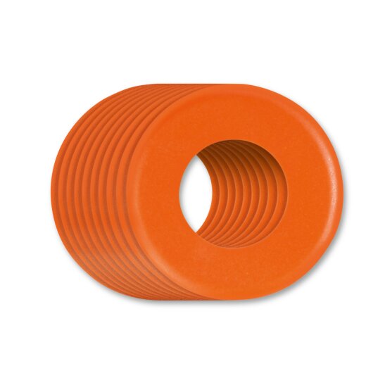 Codier-Hülsen, Farbe orange, VE 10 St