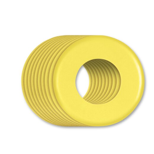 Codier-Hülsen, Farbe gelb, VE 10 St