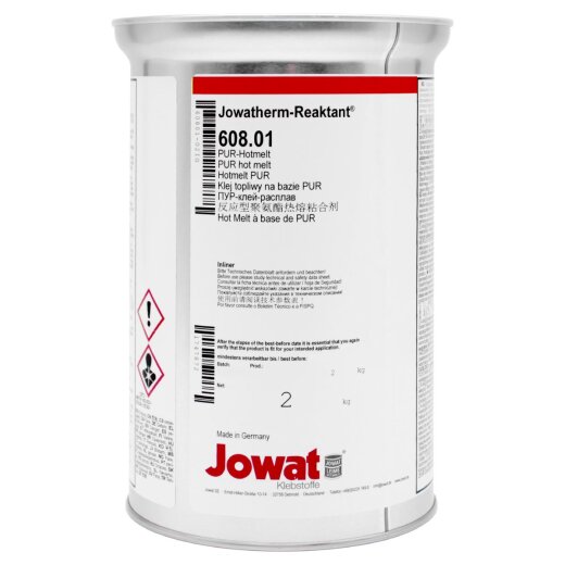Jowatherm "608.01" Weiß Patrone PUR Kantenschmelzklebstoff 2kg Dose