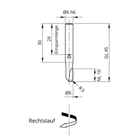 Aigner R3 Diamond (PCD) DP-Grooving/rebating tool...