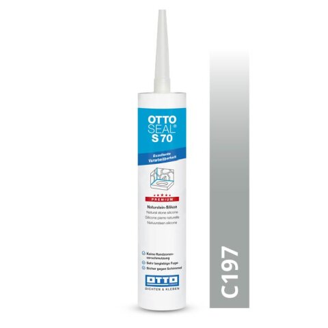 Otto Natural stone silicone stainless steel C197 glossy...