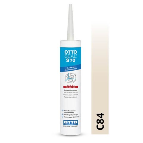 Otto Natural stone silicone pergamon C84 glossy...