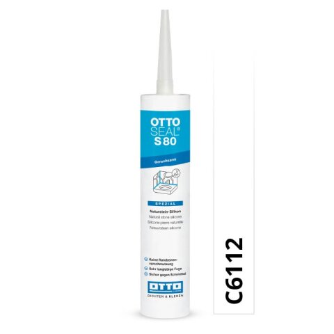 Otto Naturstein - Silikon matt weiß C6112 matt...