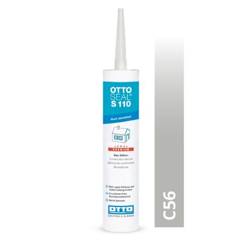 Otto construction silicone concrete grey C56 matt...
