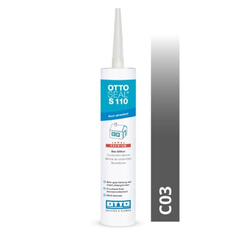 Otto construction silicone dark grey C03 matt...