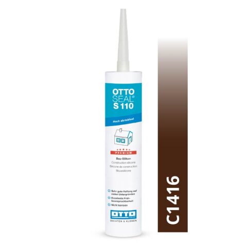 Otto construction silicone matt brown C1416 matt...