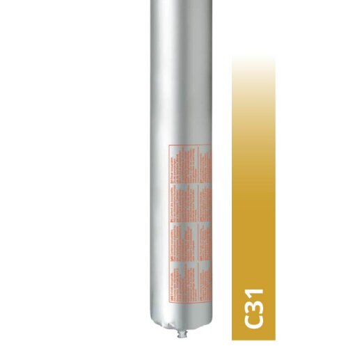 Otto construction silicone ochre C31 matt "OTTOSEAL S110" premium 580 ml Aluminum foil bag