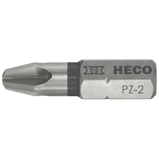 PZD-2 L25mm Pozi-Drive Bit for HECO® screws 10 Piece