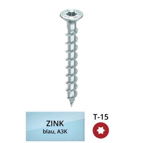 3.5x30.0/26.0mm HECO-TOPIX-plus "T-15" fitting...