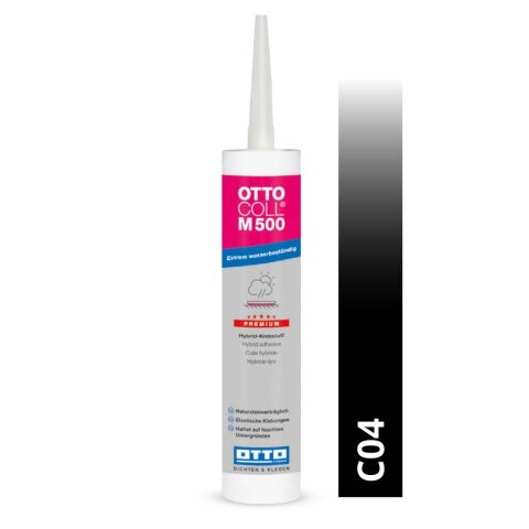 Otto hybrid adhesive black C04 "OTTOCOLL®...