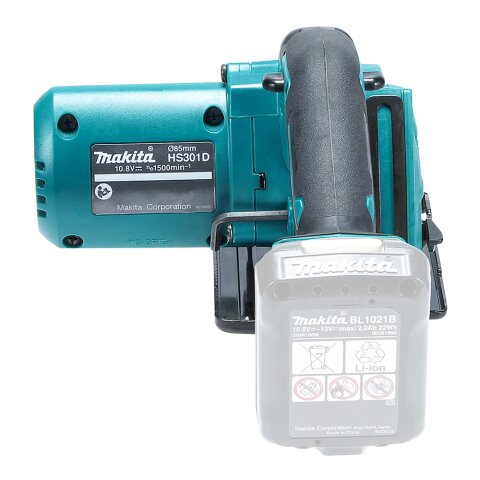 Makita HS301DZ Akku-Handkreissäge 12V max. (ohne Akku, ohne Ladegerät) EN