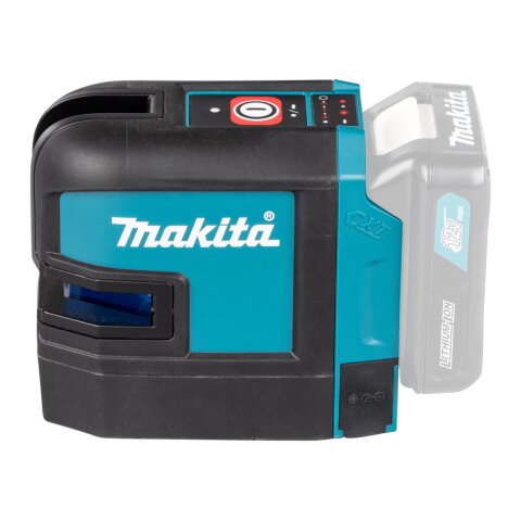 Makita SK105DZ Akku-Kreuz Linienlaser rot 12V max.  (ohne Akku, ohne Ladegerät)