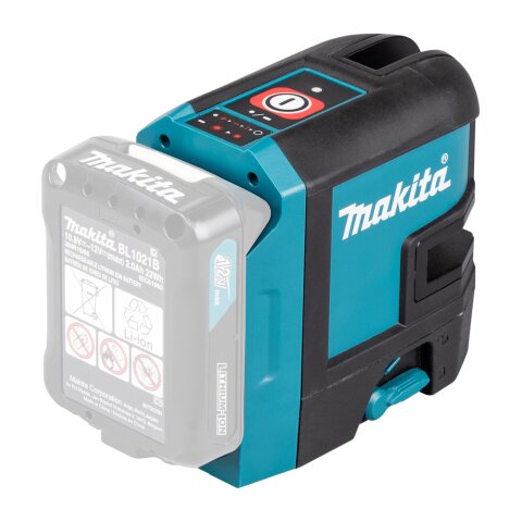 Makita SK105DZ Akku-Kreuz Linienlaser rot 12V max.  (ohne Akku, ohne Ladegerät)
