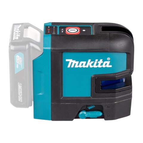 Makita SK105DZ Akku-Kreuz Linienlaser rot 12V max.  (ohne Akku, ohne Ladegerät)